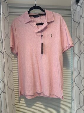 Polo by Ralph Lauren Light Pink Men’s Short-Sleeve Polo med